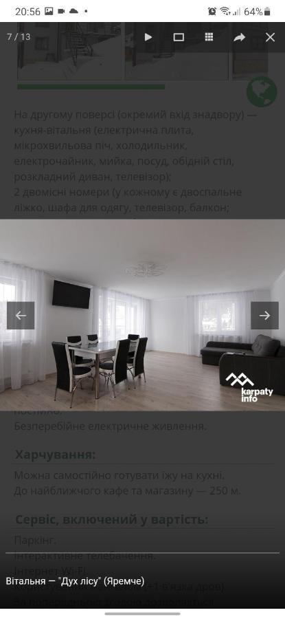 ヤレムチャ Дух Лісуヴィラ エクステリア 写真