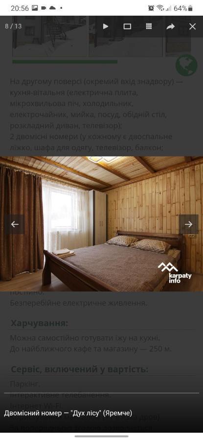 ヤレムチャ Дух Лісуヴィラ エクステリア 写真